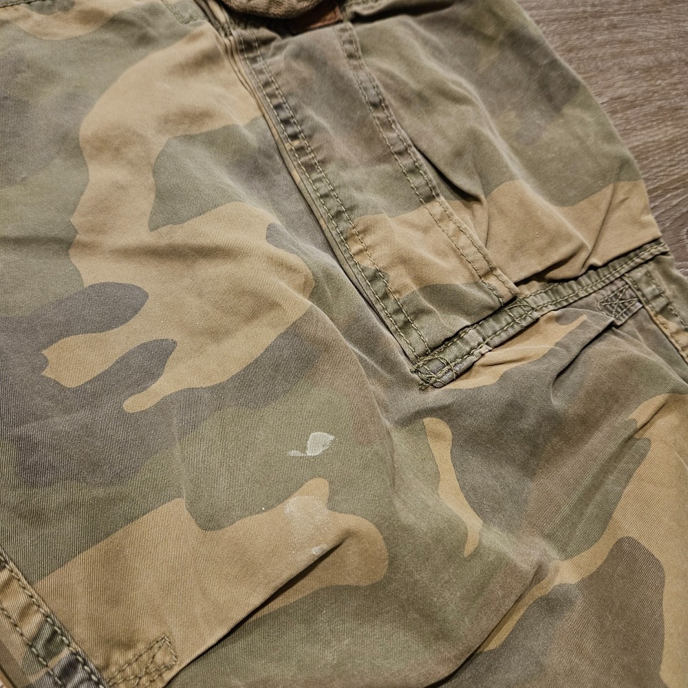 Vintage Abercrombie Fitch Paratrooper Cargo Pants Men's M Camo Baggy Adirondack - Picture 8 of 13
